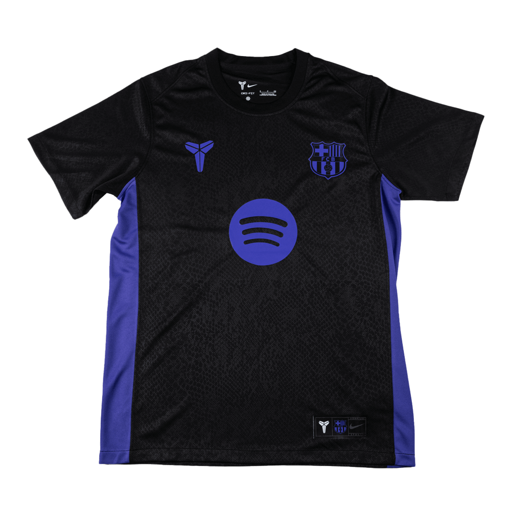 Barcelona x Kobe Bryant Pre-Match Training Football Shirt 25/26 Black