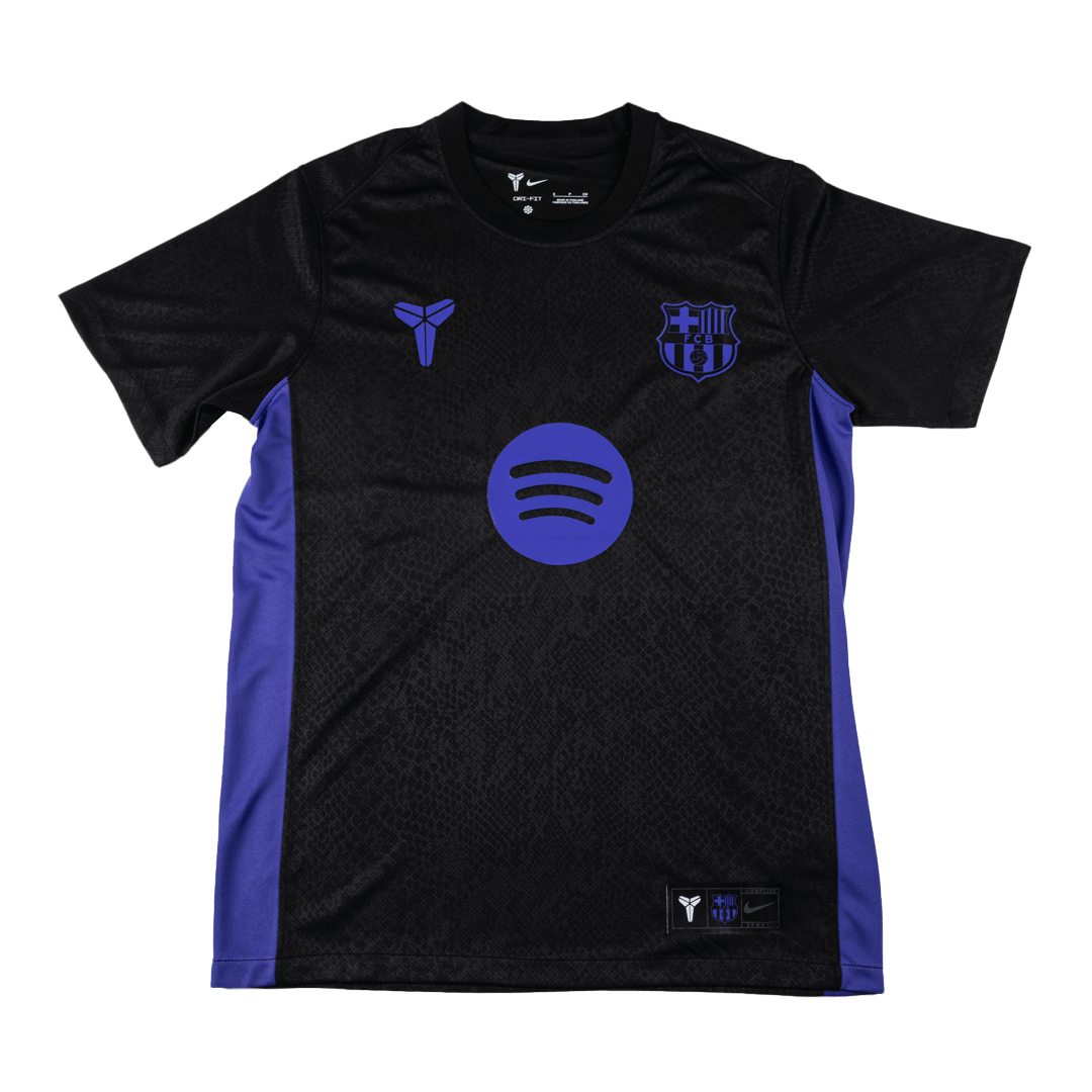 Barcelona x Kobe Bryant Pre-Match Training Football Shirt 25/26 Black