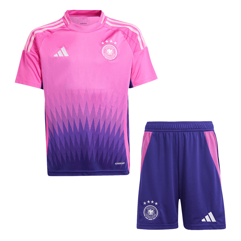 Kid's Germany Away Football Shirt Kit(Jersey+Shorts) Euro 2024