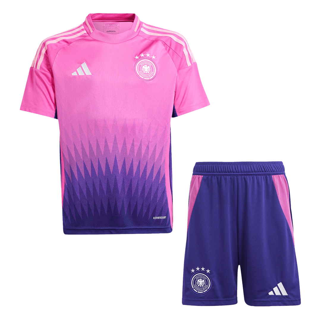 Kid's Germany Away Football Shirt Kit(Jersey+Shorts) Euro 2024