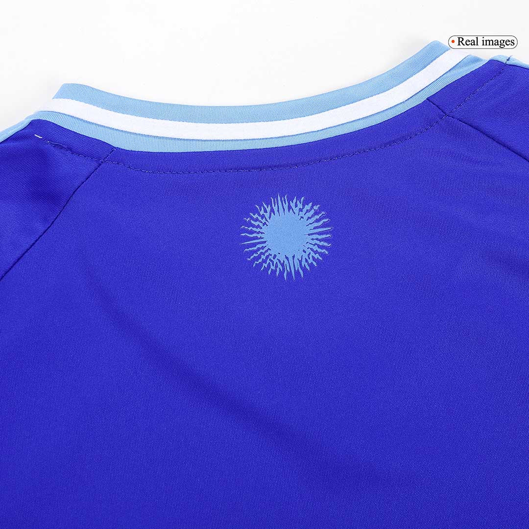 Kid's Argentina Away Football Shirt Kit(Jersey+Shorts) Copa America 2024