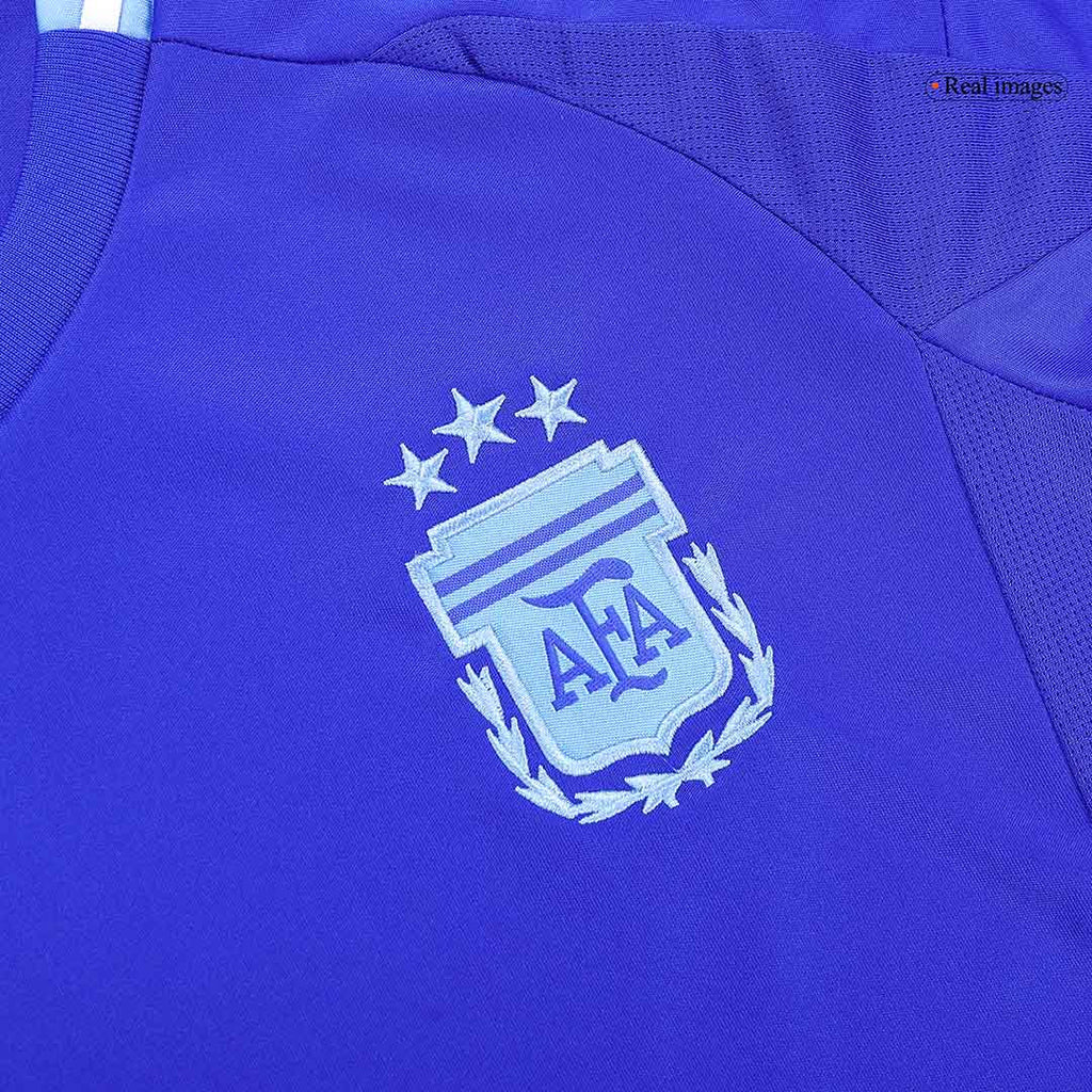 Kid's Argentina Away Football Shirt Kit(Jersey+Shorts) Copa America 2024