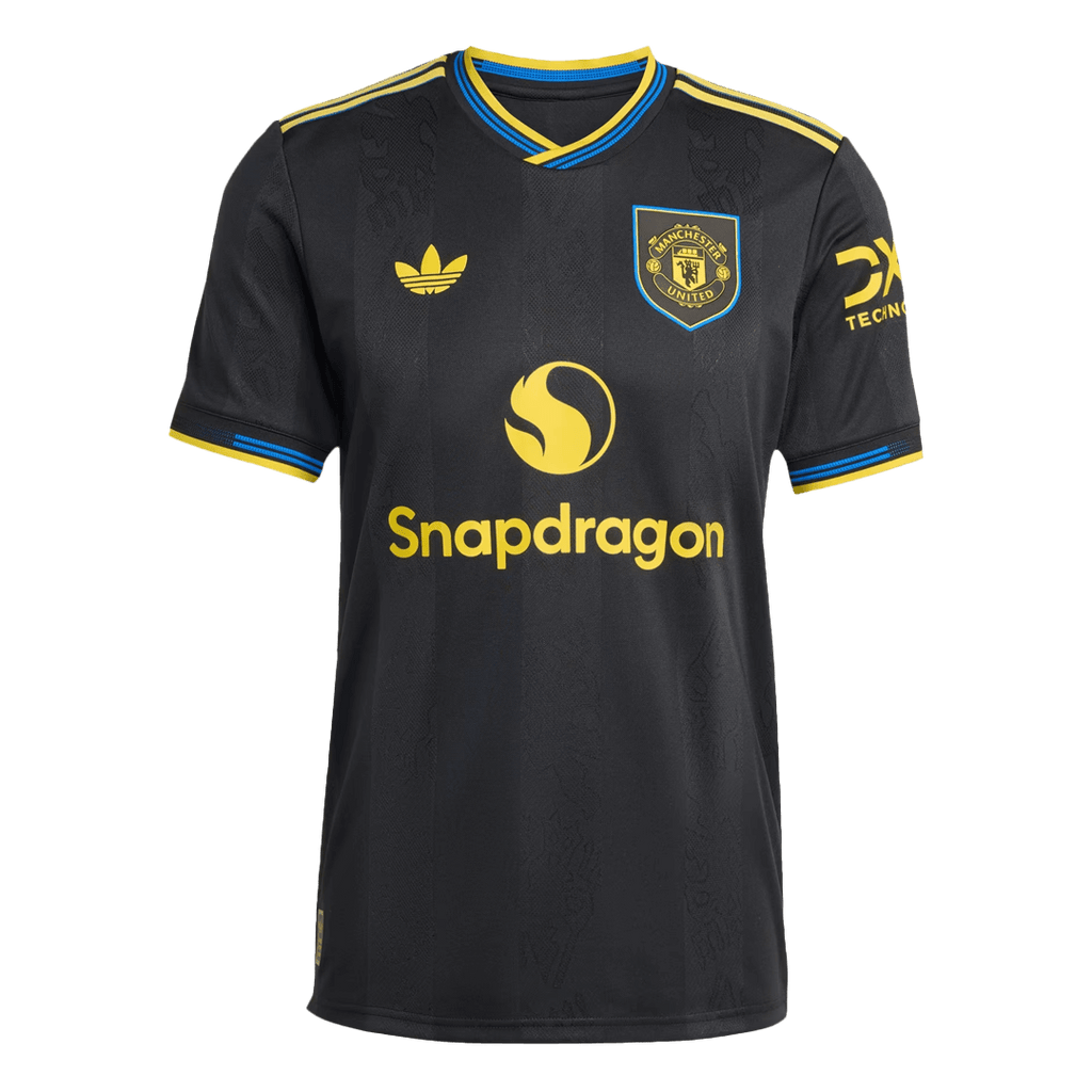 Player Version Manchester United Third Away Football Shirt 2025/26 Black