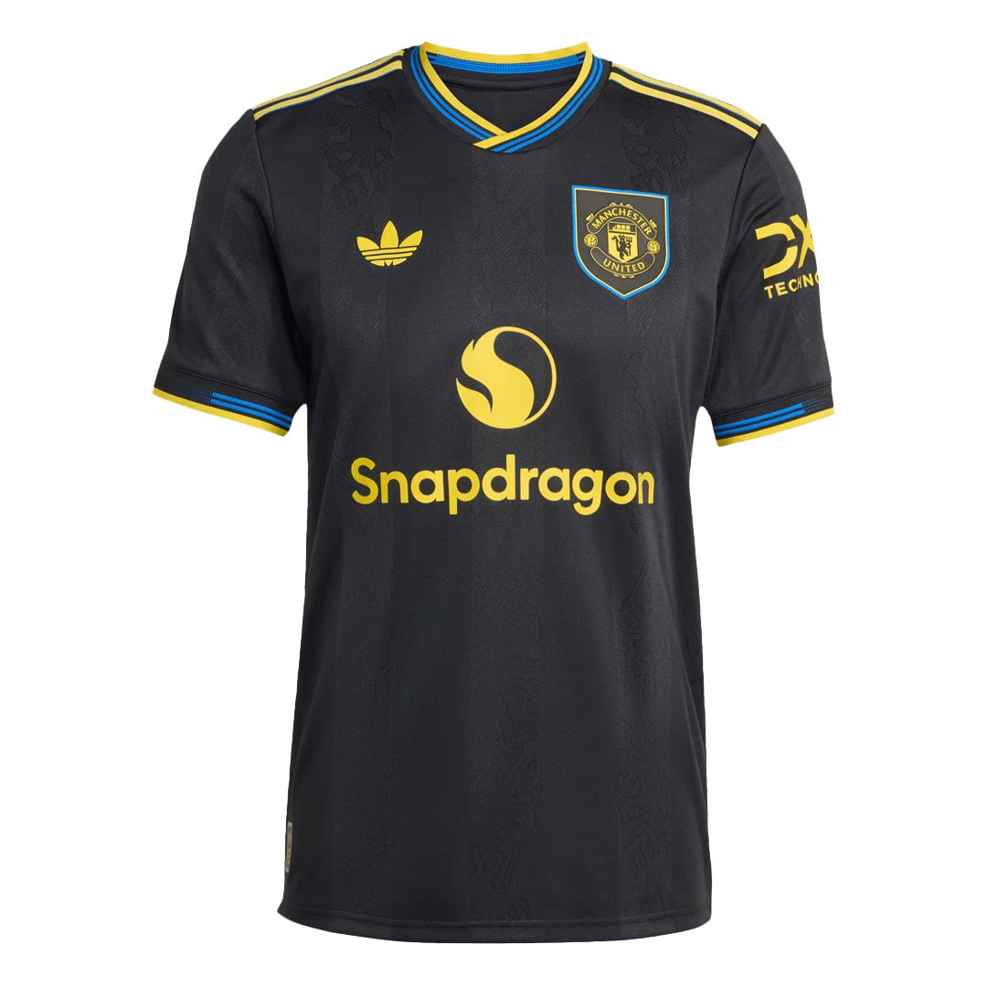 Player Version Manchester United Third Away Football Shirt 2025/26 Black