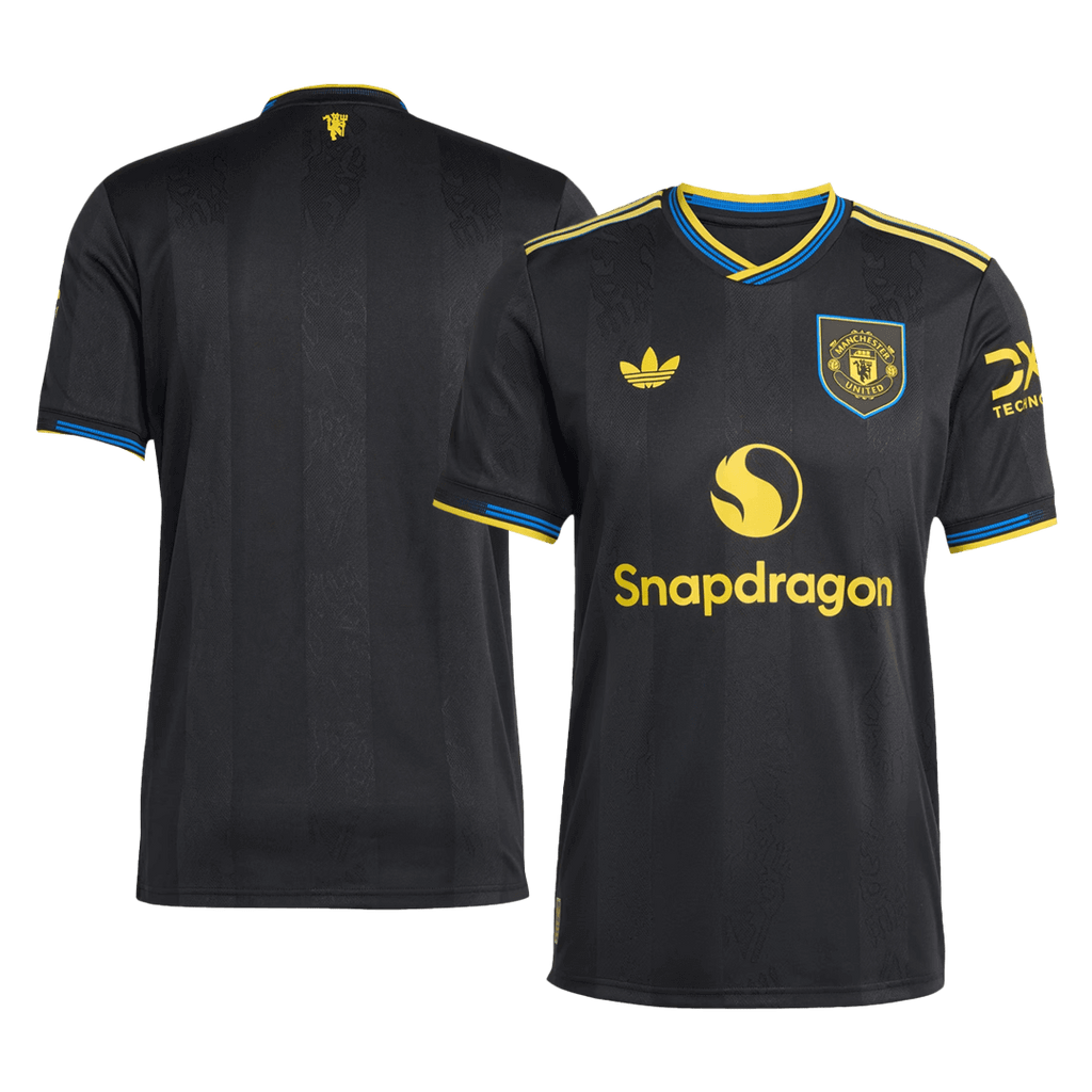 Player Version Manchester United Third Away Football Shirt 2025/26 Black