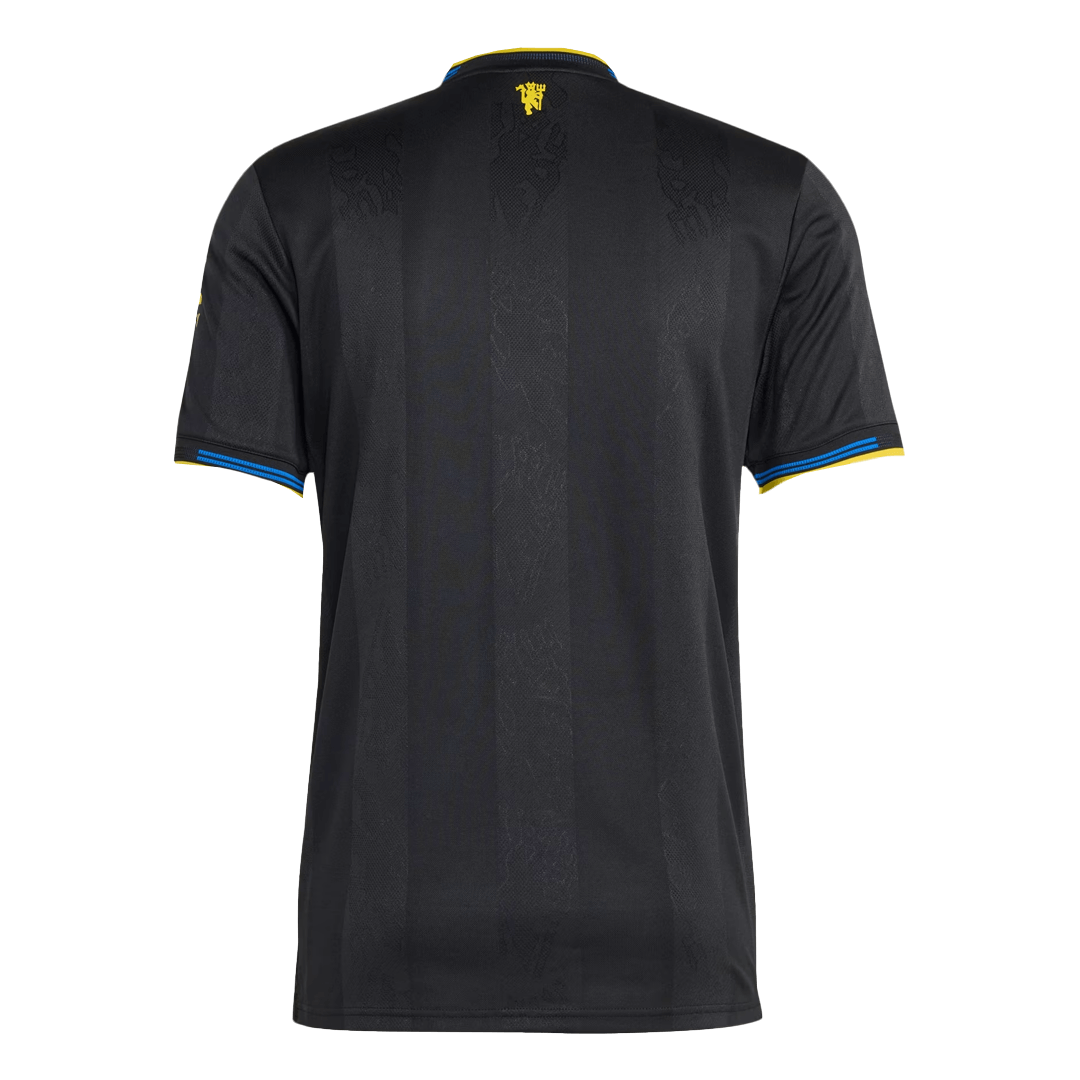 Player Version Manchester United Third Away Football Shirt 2025/26 Black