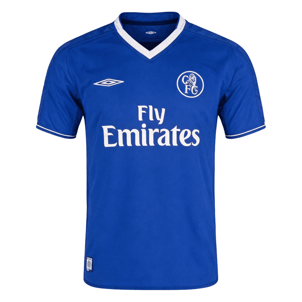 Men Retro Fan Version Chelsea Home Soccer Jersey 2003/05 Blue