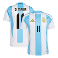 Player Version DI MARIA #11 Argentina Home Football Shirt Copa America 2024