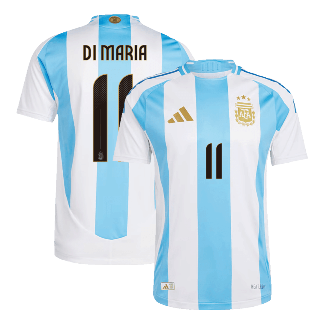 Player Version DI MARIA #11 Argentina Home Football Shirt Copa America 2024