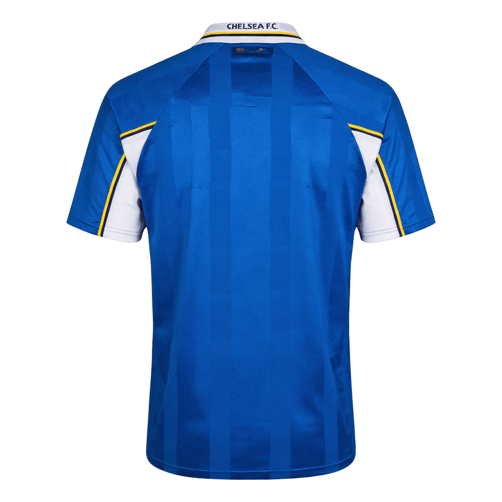 Men Retro Fan Version Chelsea Home Soccer Jersey 1997/99 Blue