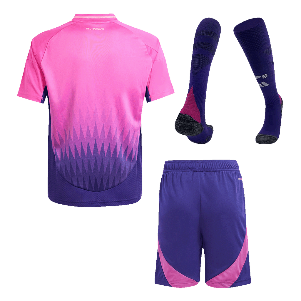 Kid's Germany Away Football Shirt Kit(Jersey+Shorts+Socks) Euro 2024