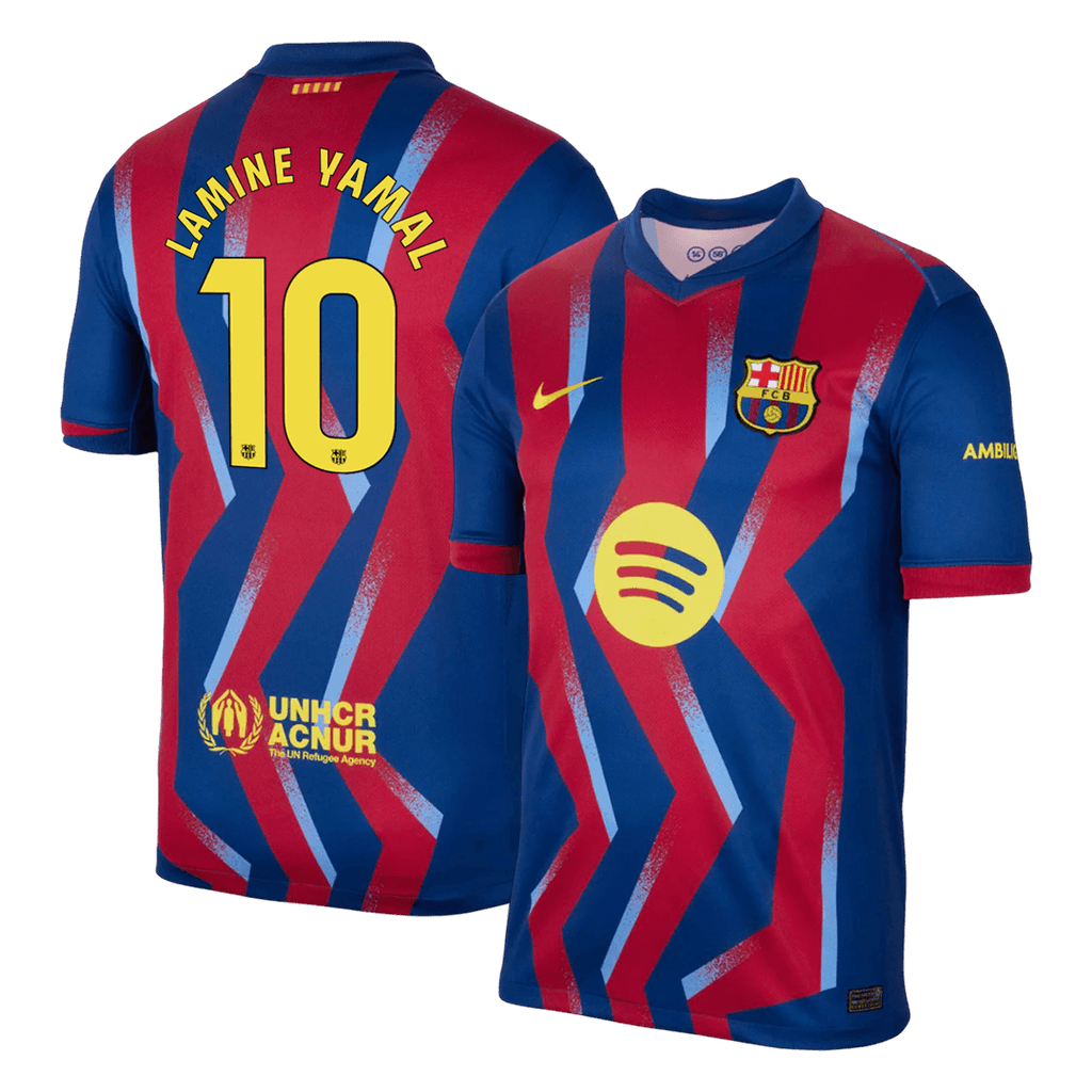 LAMINE YAMAL #10 Barcelona Fourth Away Football Shirt 2025/26