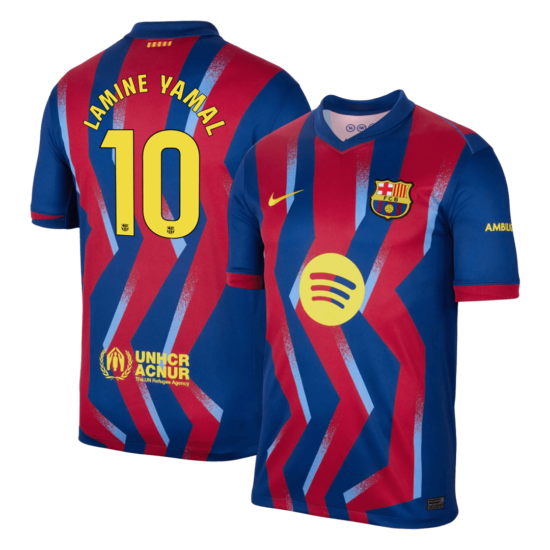 LAMINE YAMAL #10 Barcelona Fourth Away Football Shirt 2025/26