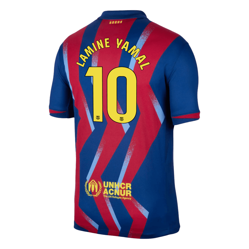 LAMINE YAMAL #10 Barcelona Fourth Away Football Shirt 2025/26