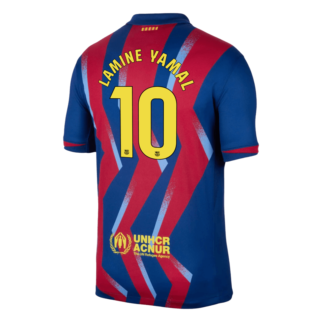LAMINE YAMAL #10 Barcelona Fourth Away Football Shirt 2025/26