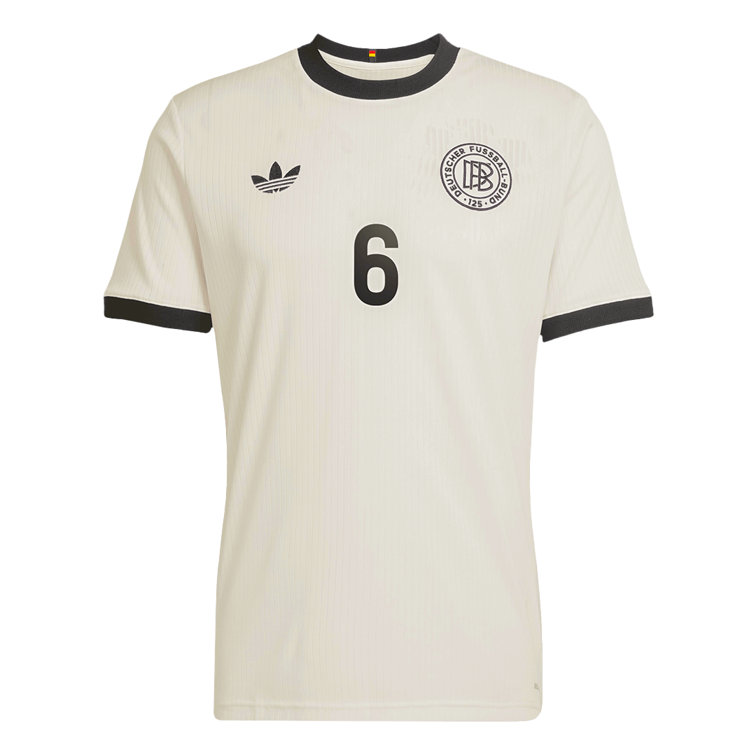 KIMMICH #6 Germany 125th Anniversary Football Shirt 2025 White