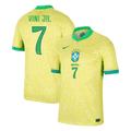 VINI JR. #7 Brazil Home Football Shirt Copa America 2024