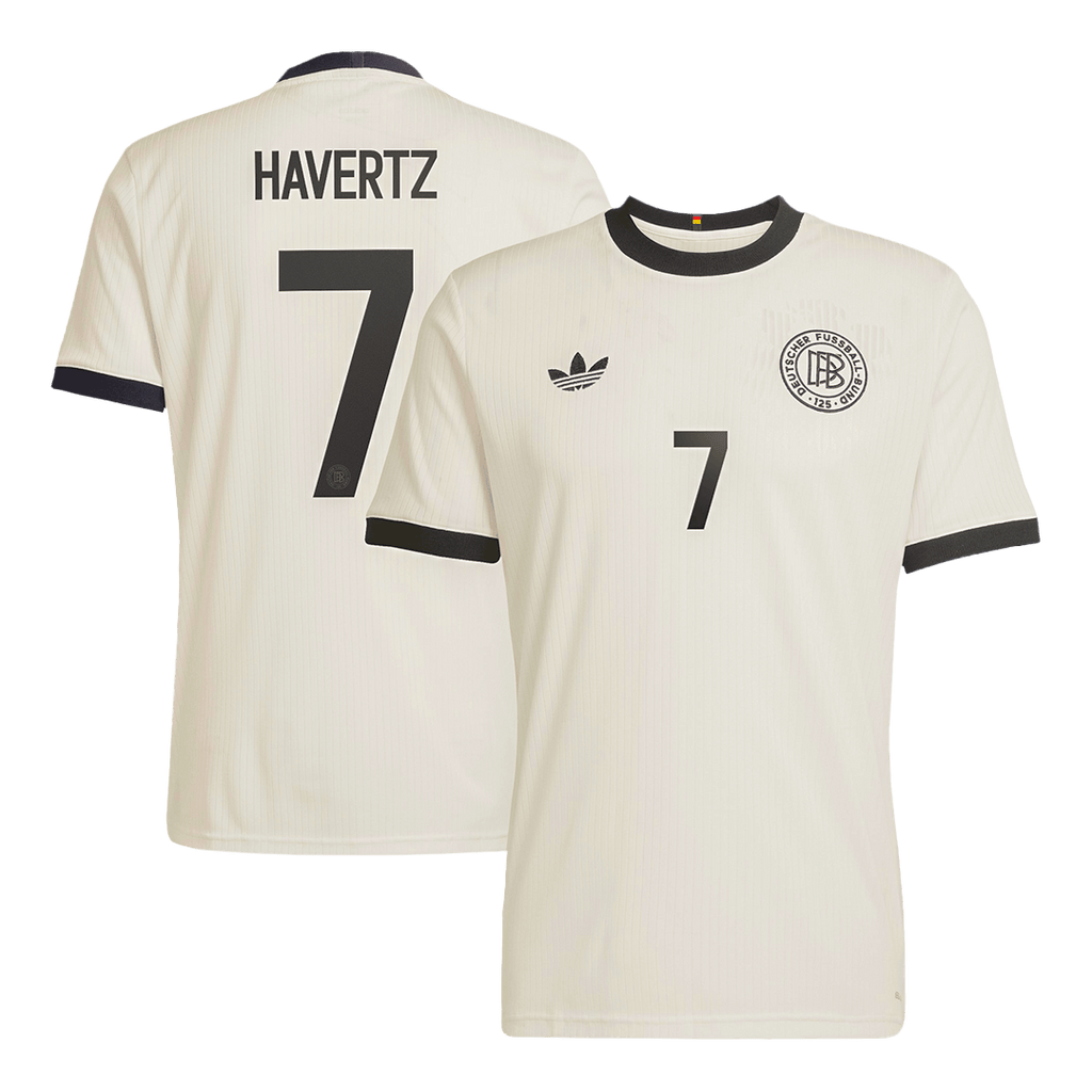 HAVERTZ #7 Germany 125th Anniversary Football Shirt 2025 White