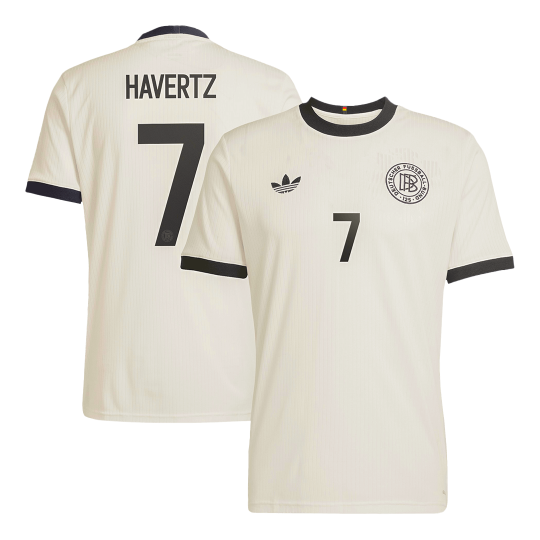 HAVERTZ #7 Germany 125th Anniversary Football Shirt 2025 White