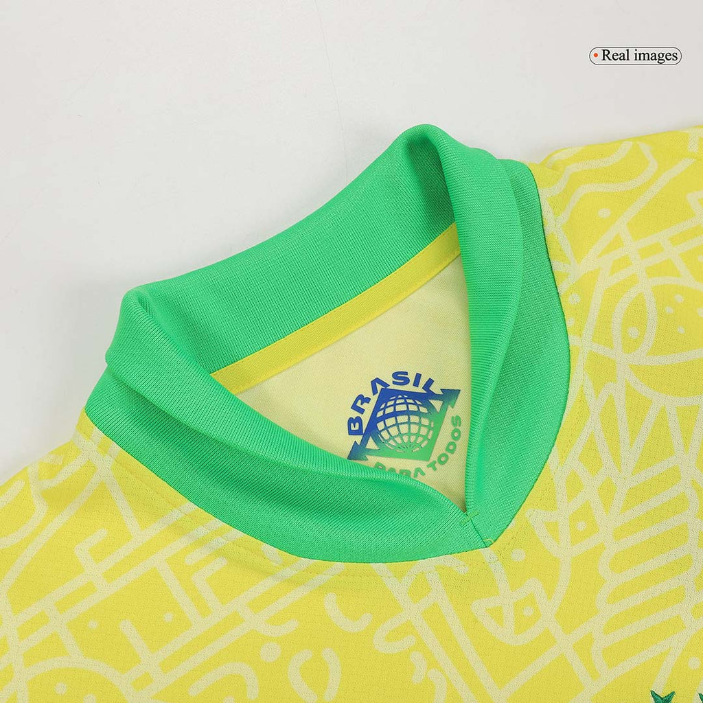 VINI JR. #7 Brazil Home Football Shirt Copa America 2024