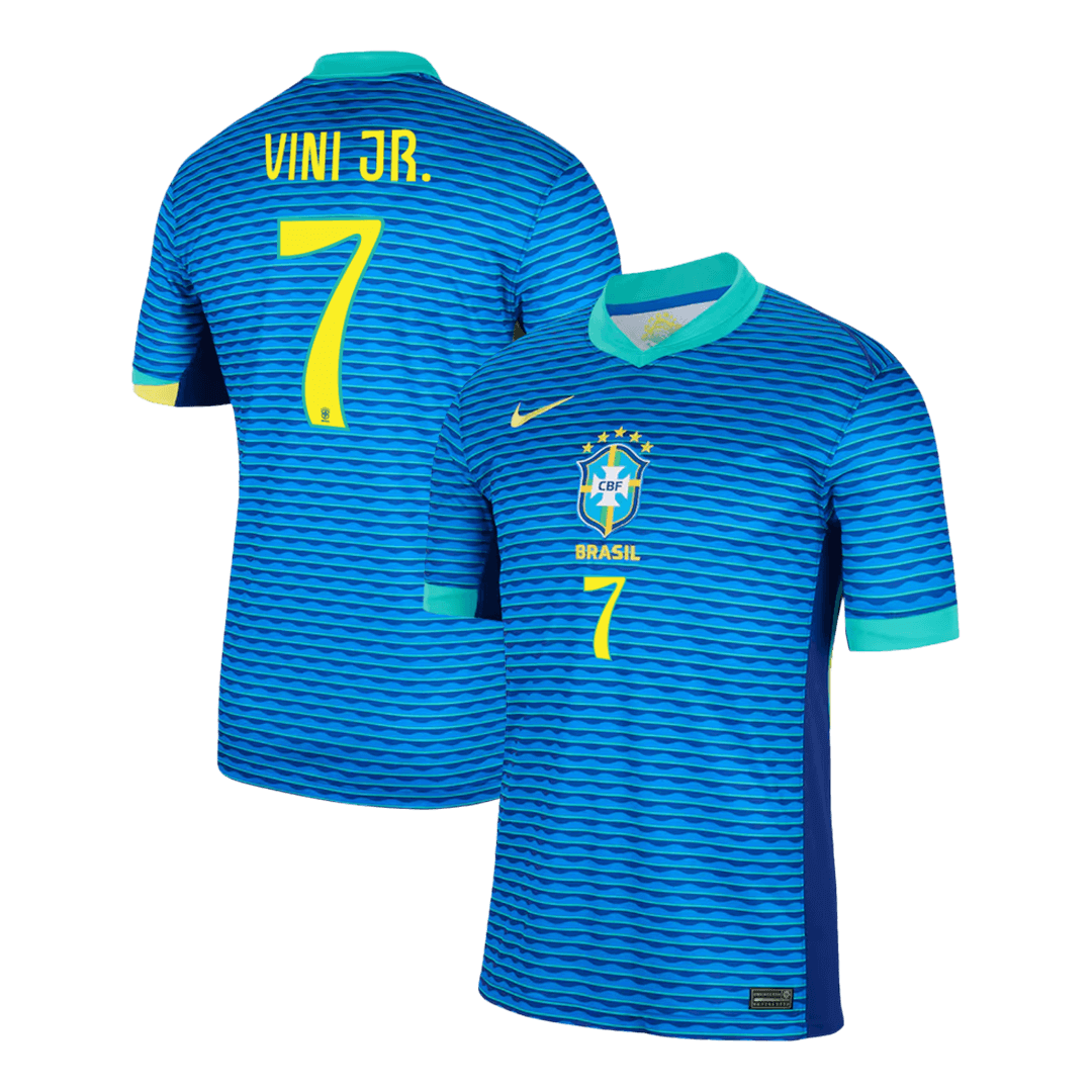 VINI JR. #7 Brazil Away Football Shirt Copa America 2024