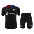 Barcelona Pre-Match Football Shirt Kit(Jersey+Shorts) 2024/25