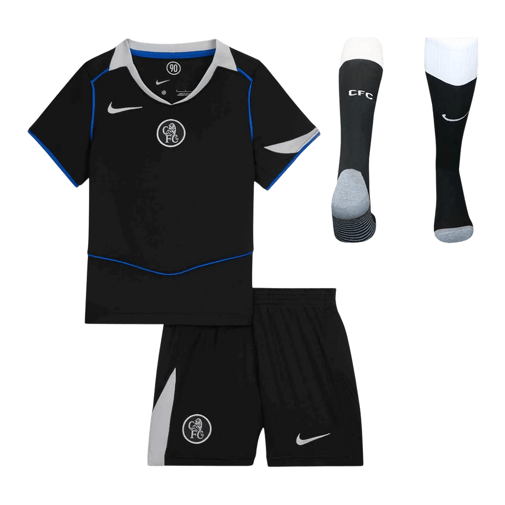 Kid's Chelsea Third Away Football Shirt Kit(Jersey+Shorts+Socks) 2025/26