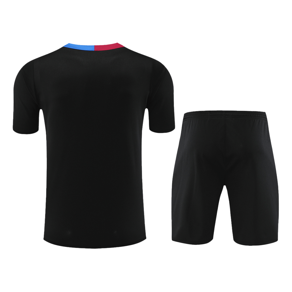 Barcelona Pre-Match Football Shirt Kit(Jersey+Shorts) 2024/25