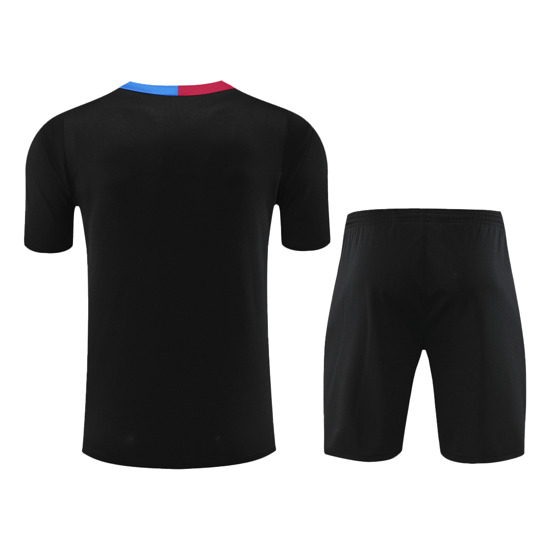 Barcelona Pre-Match Football Shirt Kit(Jersey+Shorts) 2024/25