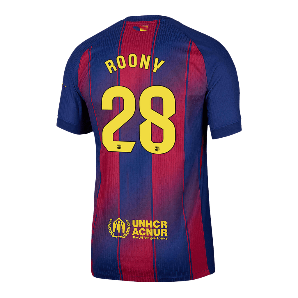 Player Version ROONY #28 Barcelona Home Football Shirt 2025/26