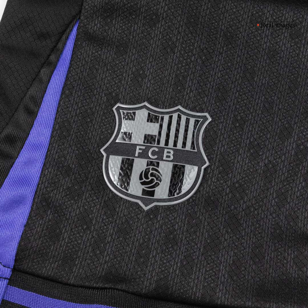 Kid's Barcelona Away Football Shirt Kit(Jersey+Shorts+Socks) 2025/26 Yellow&Black