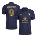 Player Version VLAHOVIĆ #9 Juventus Third Away Football Shirt 2024/25 - Save The Children Sponsor