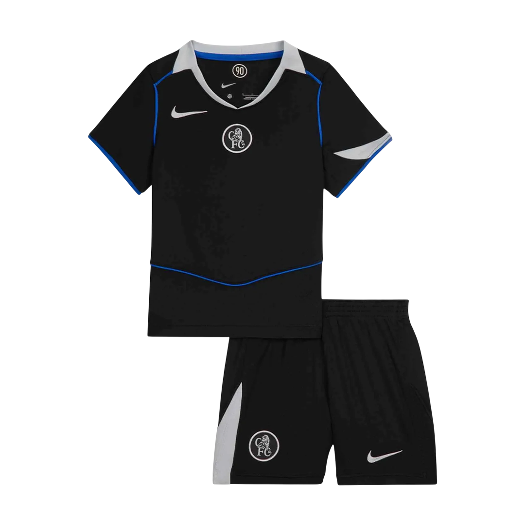 Kid's Chelsea Third Away Football Shirt Kit(Jersey+Shorts) 2025/26