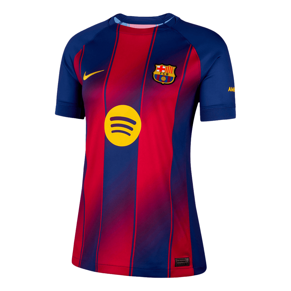 Women's Barcelona Home Football Shirt 2025/26 Blue&Red