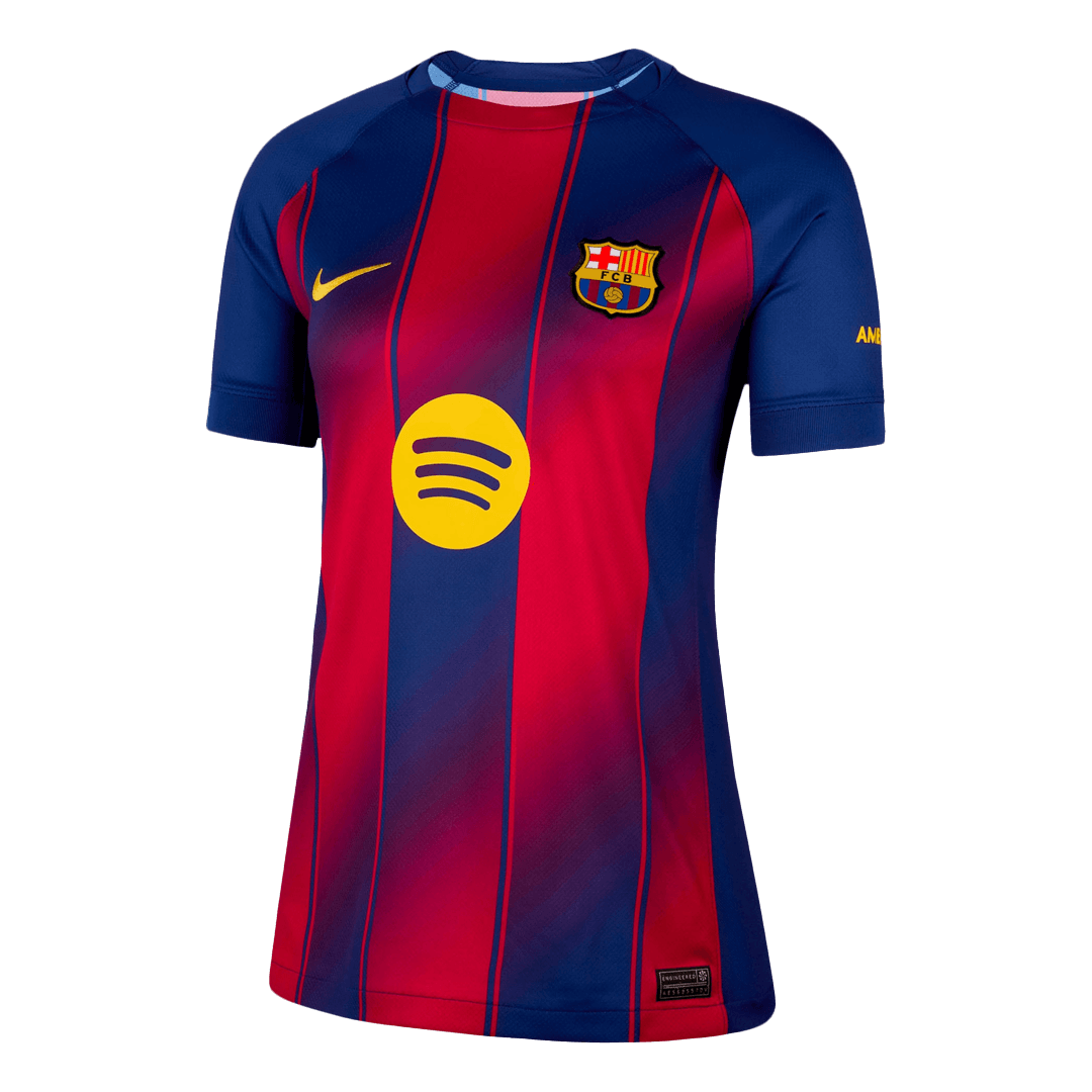 Women's Barcelona Home Football Shirt 2025/26 Blue&Red