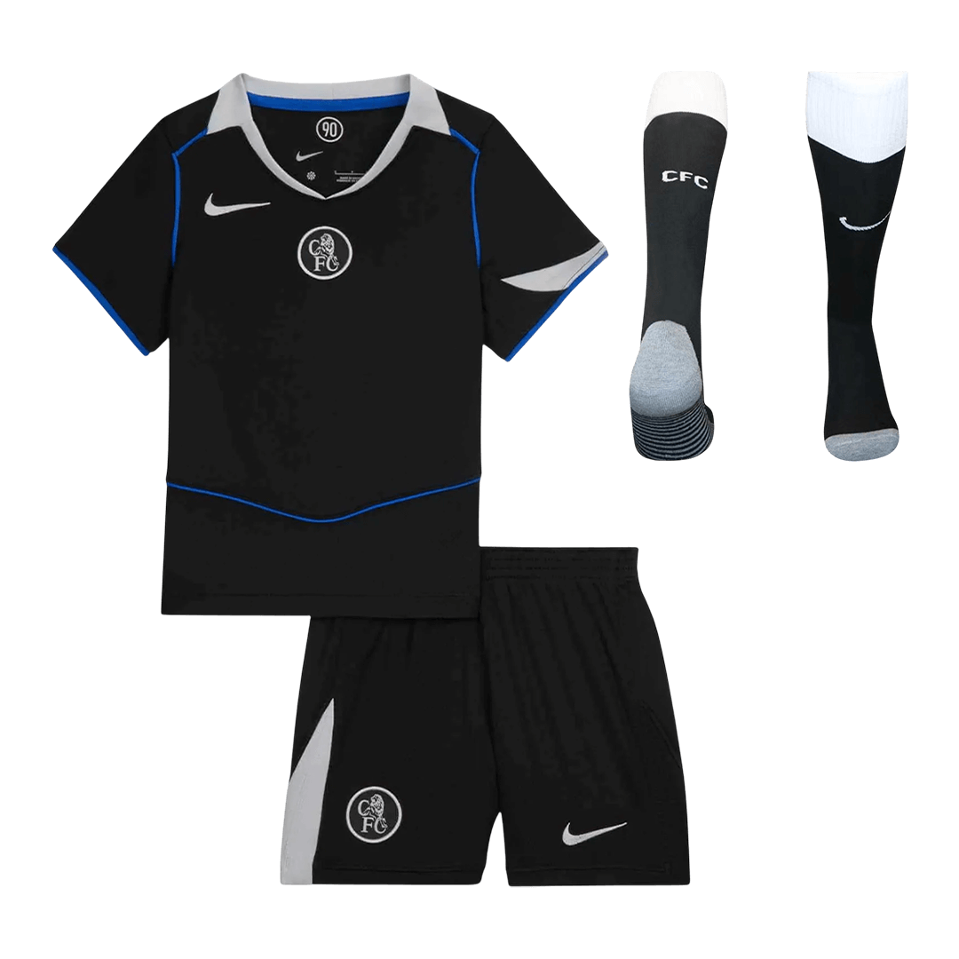 Kid's Chelsea Third Away Football Shirt Kit(Jersey+Shorts+Socks) 2025/26