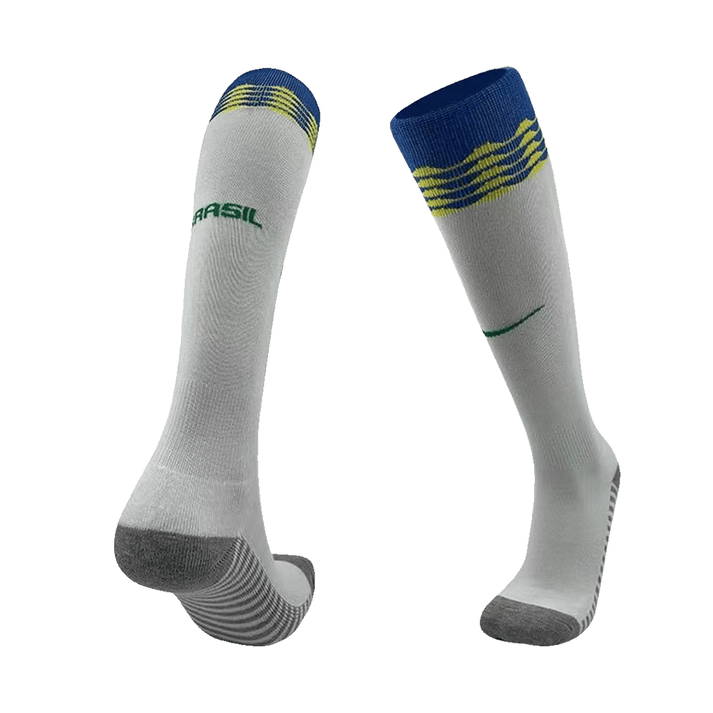 Kid's Brazil Home Football Shirt Kit(Jersey+Shorts+Socks) Copa America 2024