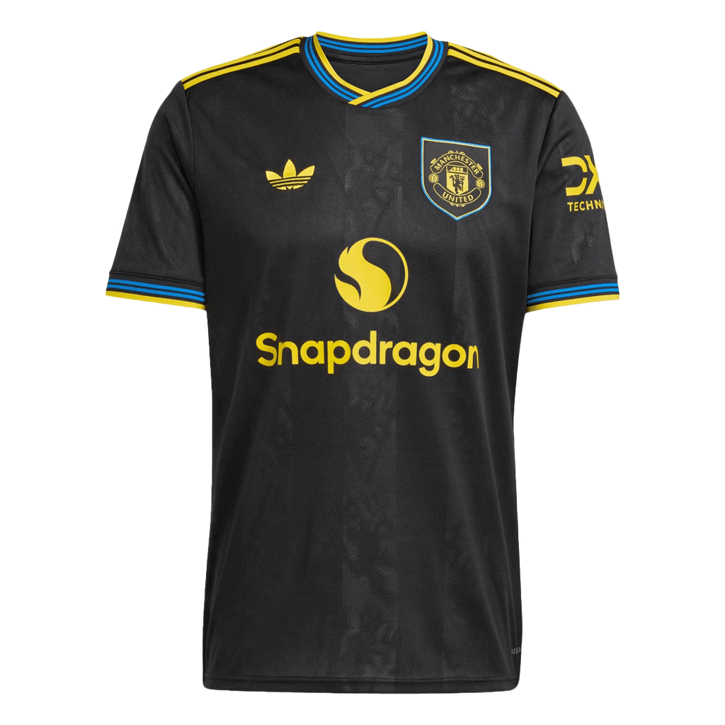 Manchester United Third Away Football Shirt 2025/26 Black