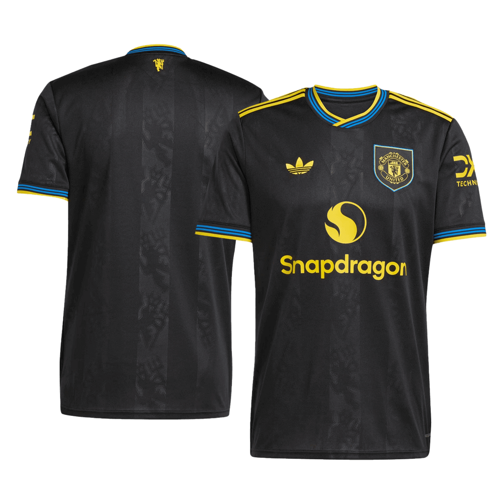 Manchester United Third Away Football Shirt 2025/26 Black
