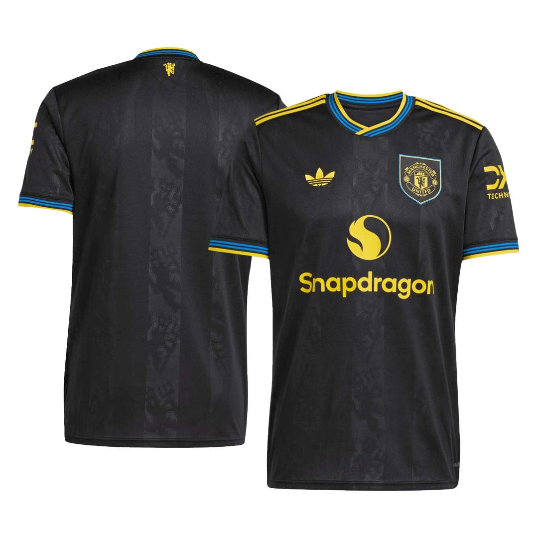 Manchester United Third Away Football Shirt 2025/26 Black