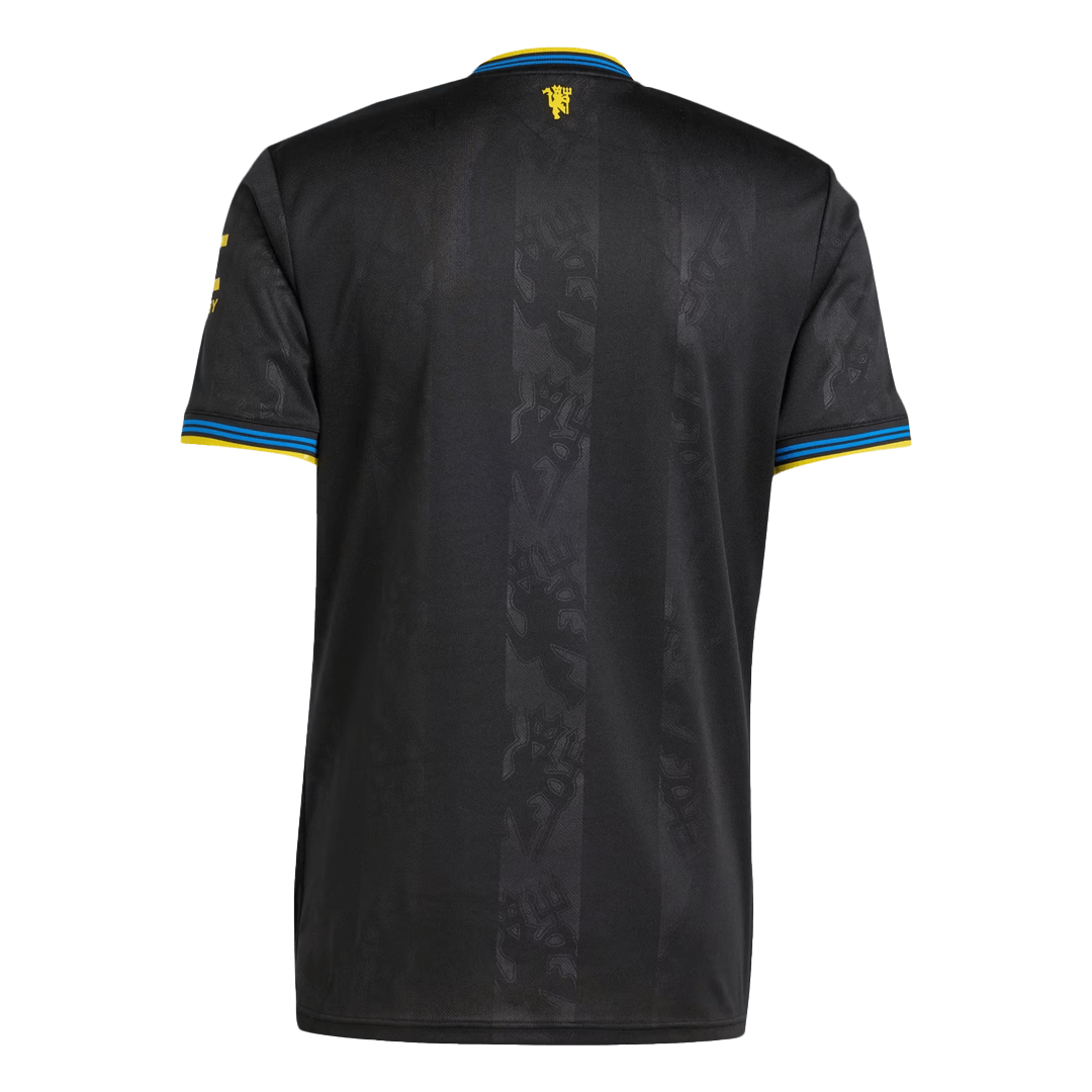 Manchester United Third Away Football Shirt 2025/26 Black