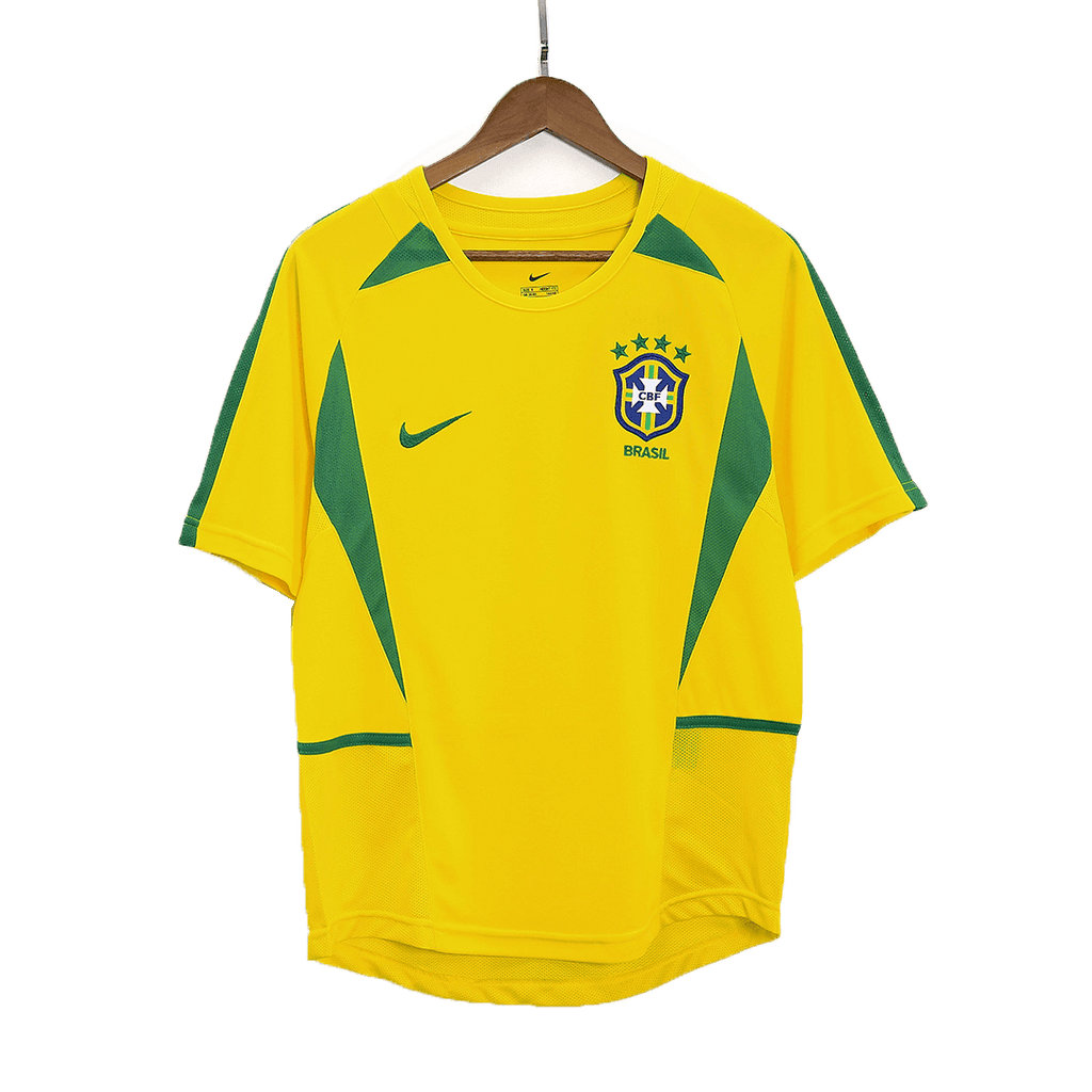 Retro 2002/03 Brazil Home Football Shirt