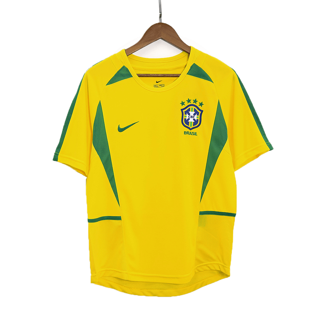 Retro 2002/03 Brazil Home Football Shirt