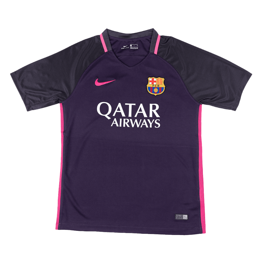 Retro 2016/17 Barcelona Away Football Shirt