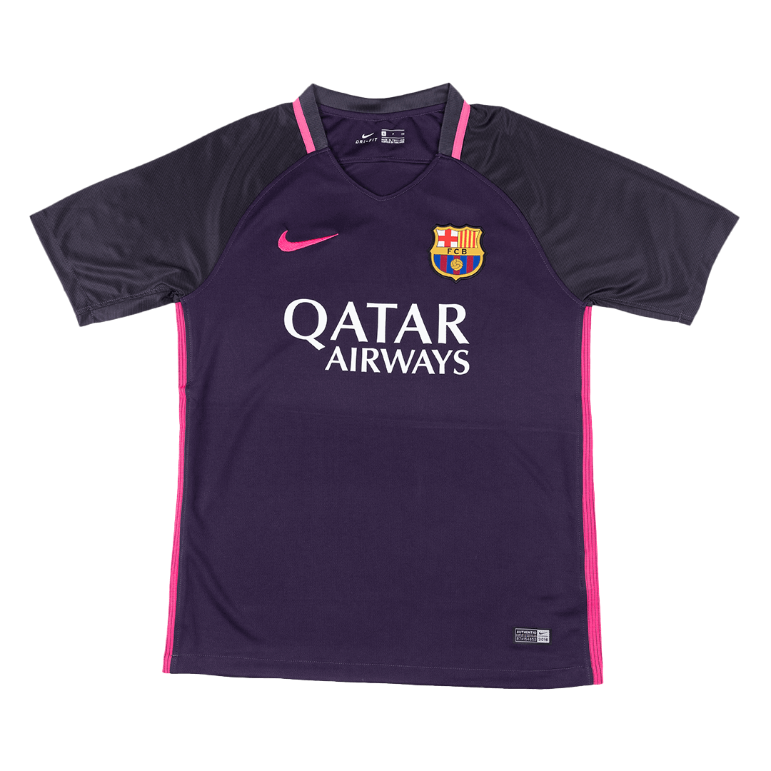 Retro 2016/17 Barcelona Away Football Shirt