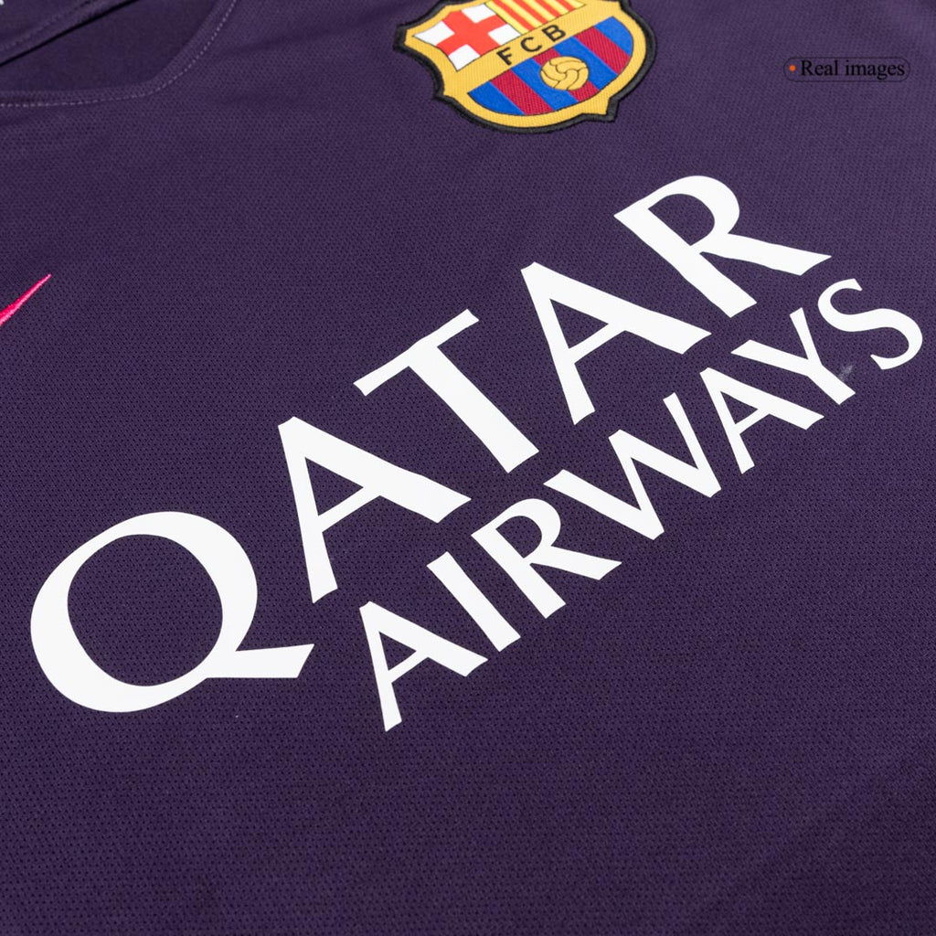 Retro 2016/17 Barcelona Away Football Shirt