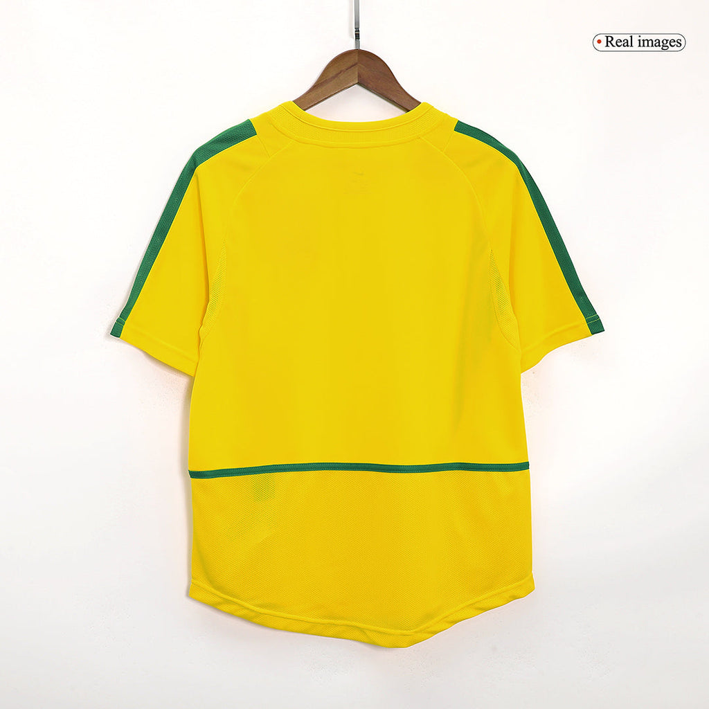 Retro 2002/03 Brazil Home Football Shirt