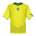 Retro 2004 Brazil Home Football Shirt