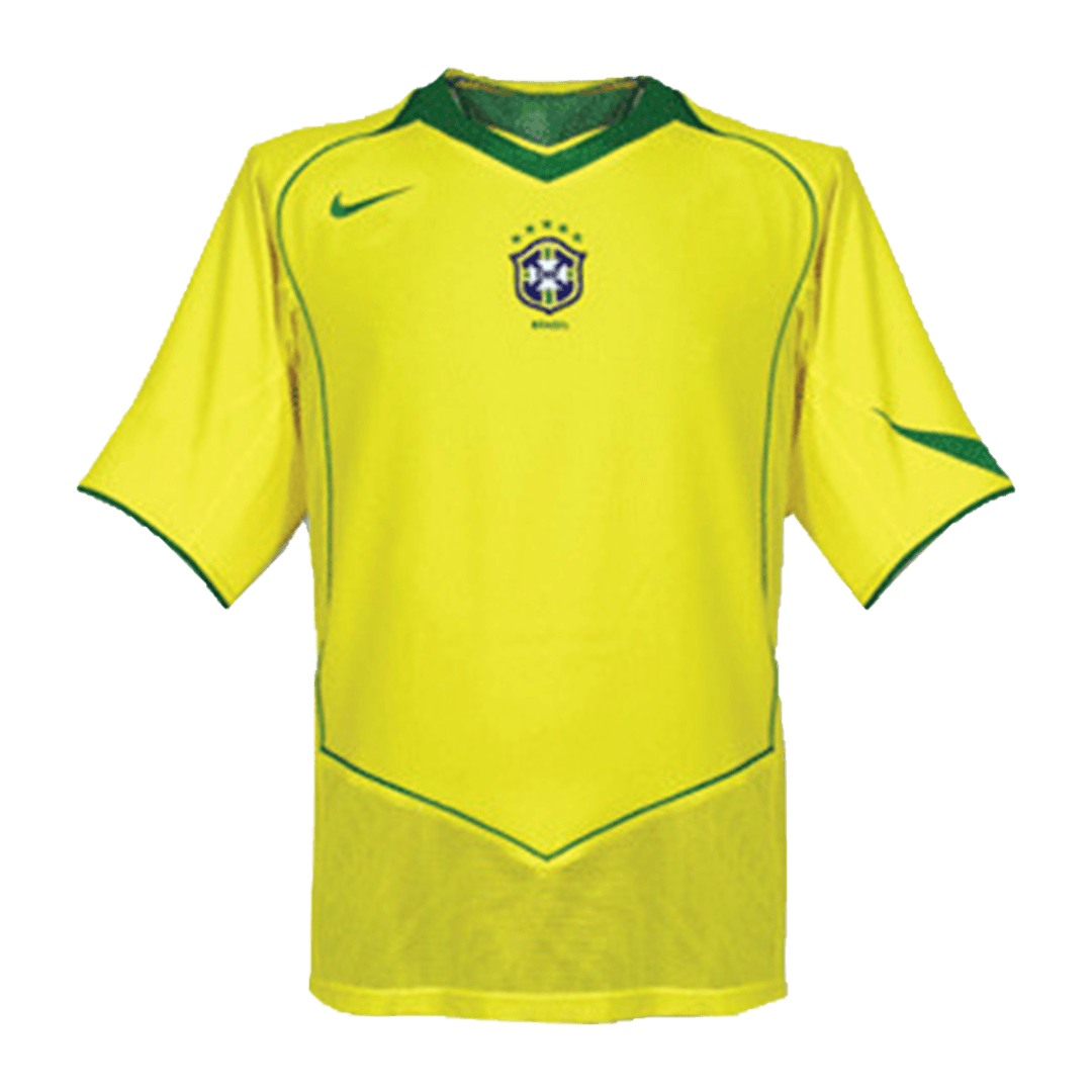 Retro 2004 Brazil Home Football Shirt