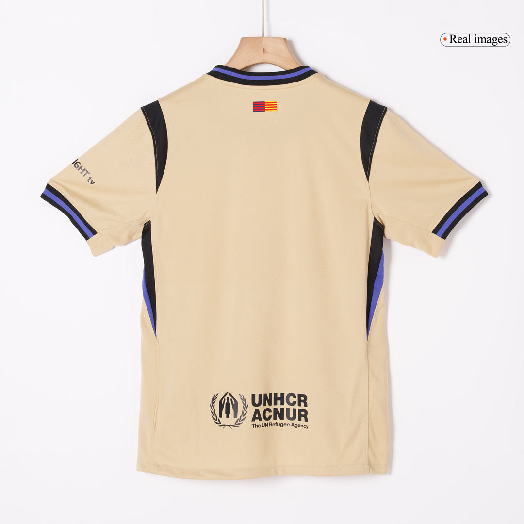 GAVI #6 Barcelona Away Football Shirt 2025/26 Yellow - UCL